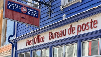 Canada Post office in small town