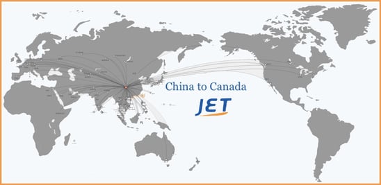 China-to-USA-via-Jet-Map