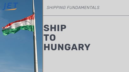 Hungary flag, Jet Worldwide logo and the headline 