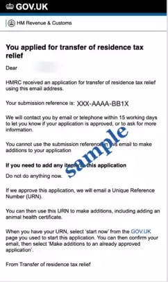 UK-URN-NUMBER-EMAIL-RESPONSE