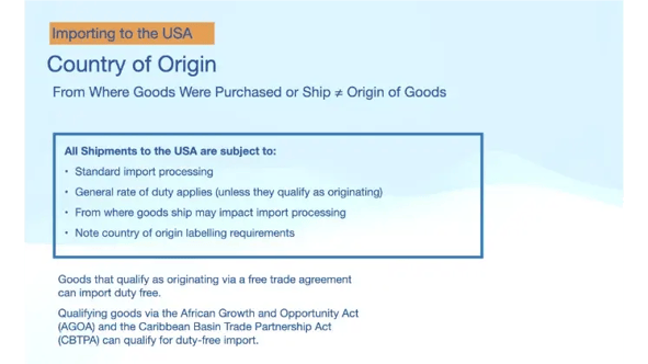 country of origin for shipping graphic