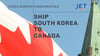 Worldwide Shipping South Korea to Canada