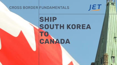 ship South Korea to Canada graphic