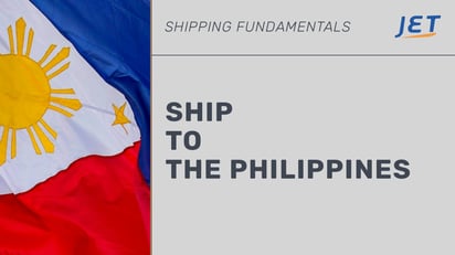 graphic with Philippines flag and headline 