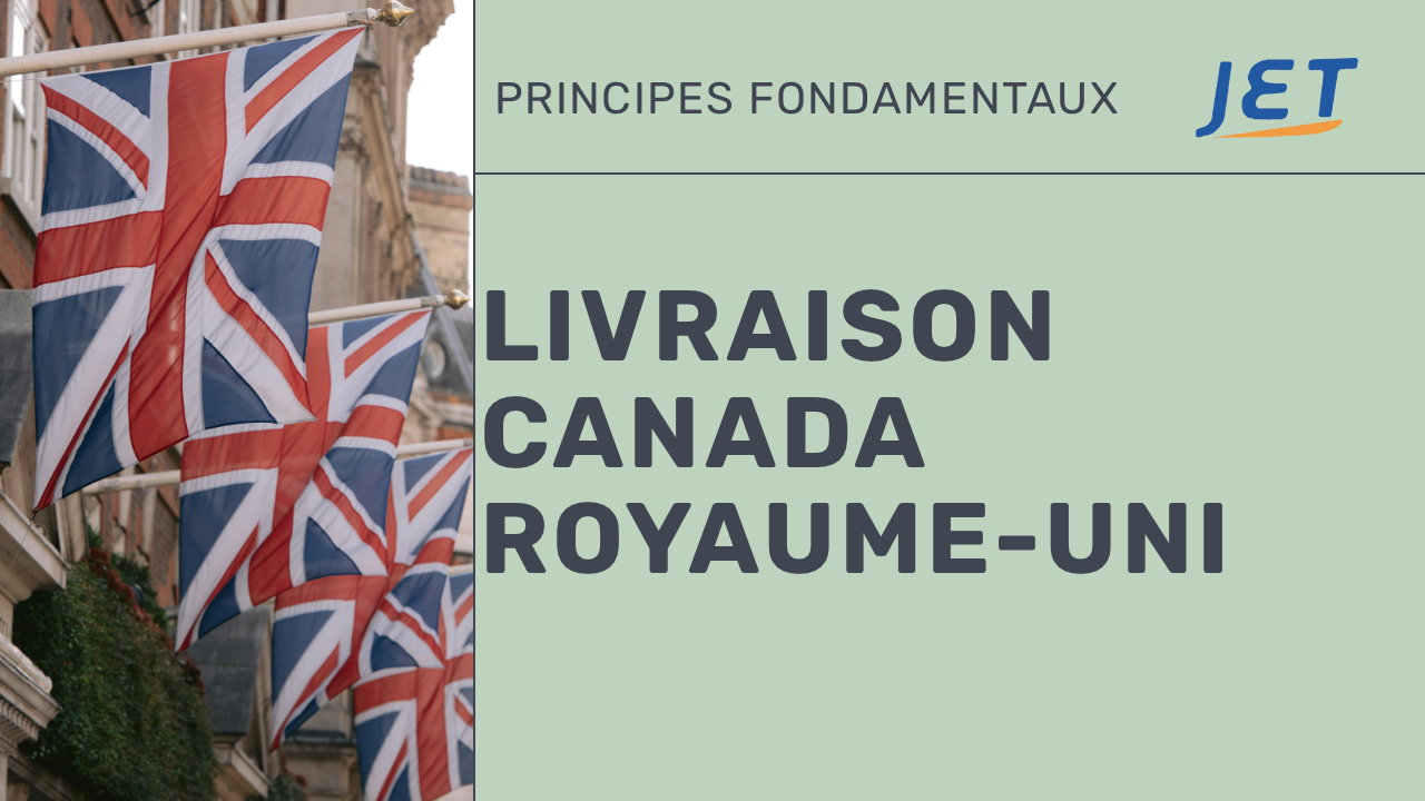 Les drapeaux britanniques avec le titre 