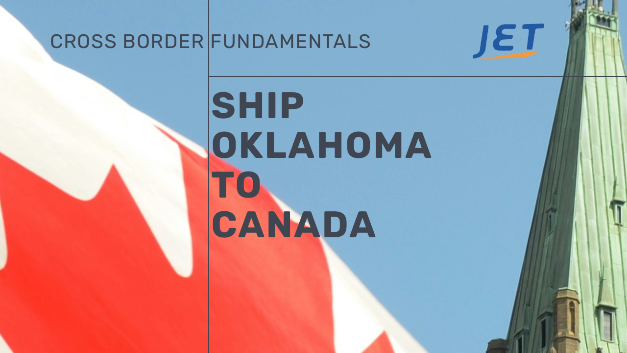 Ship Oklahoma to Canada Jet Worldwide graphic