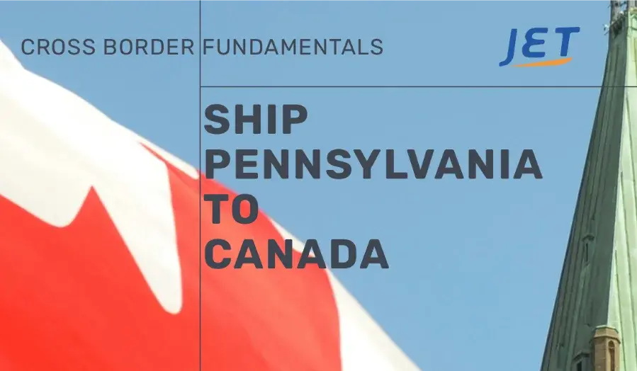 Ship Pennsylvania to Canada graphic