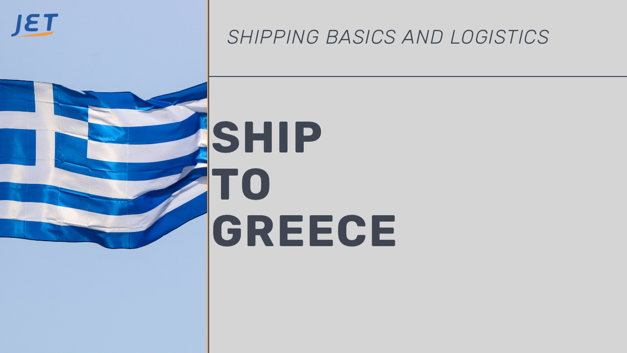 Greek flag with the words 