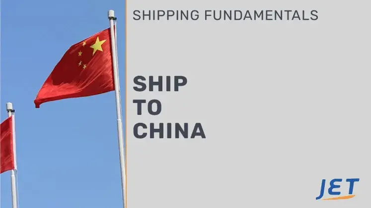 Chinese flag with the headline 