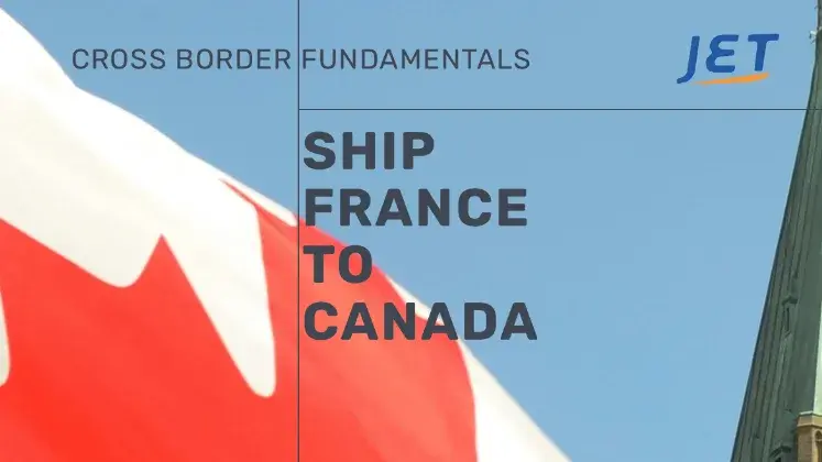 ship from France to Canada graphic