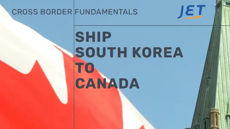 Canadian flag with Jetship logo and headline 