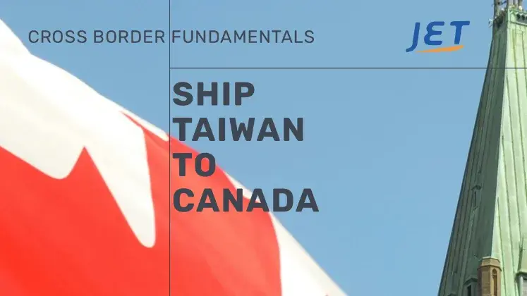 Jetship graphic showing Canadian flag, Jetship logo and words 